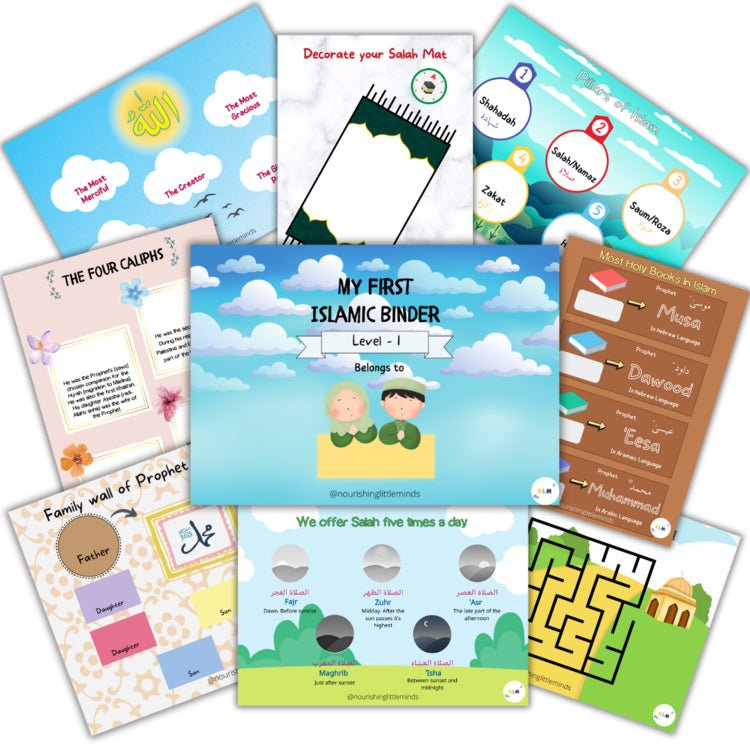 my first islamic binder level 1 busy binder